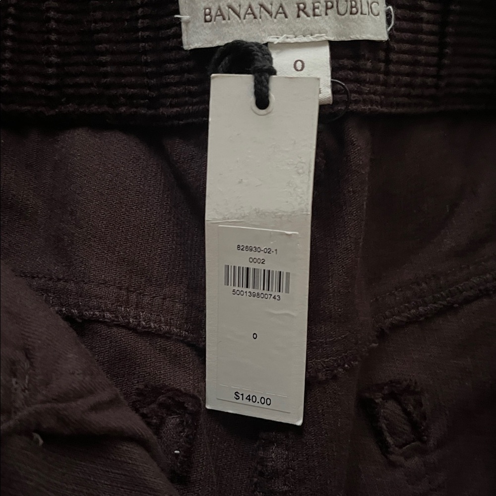 Banana Republic Wide Leg Corduroy Pants sz 0 - Picture 9 of 15